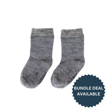Kids Merino Gumboot Socks | Charcoal