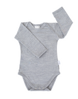 Long Sleeve Bodysuit | Grey Marle