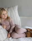 Kids Merino Long Sleeve Top | Blush