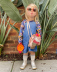 Baby Merino Long Socks | Sand Stripe