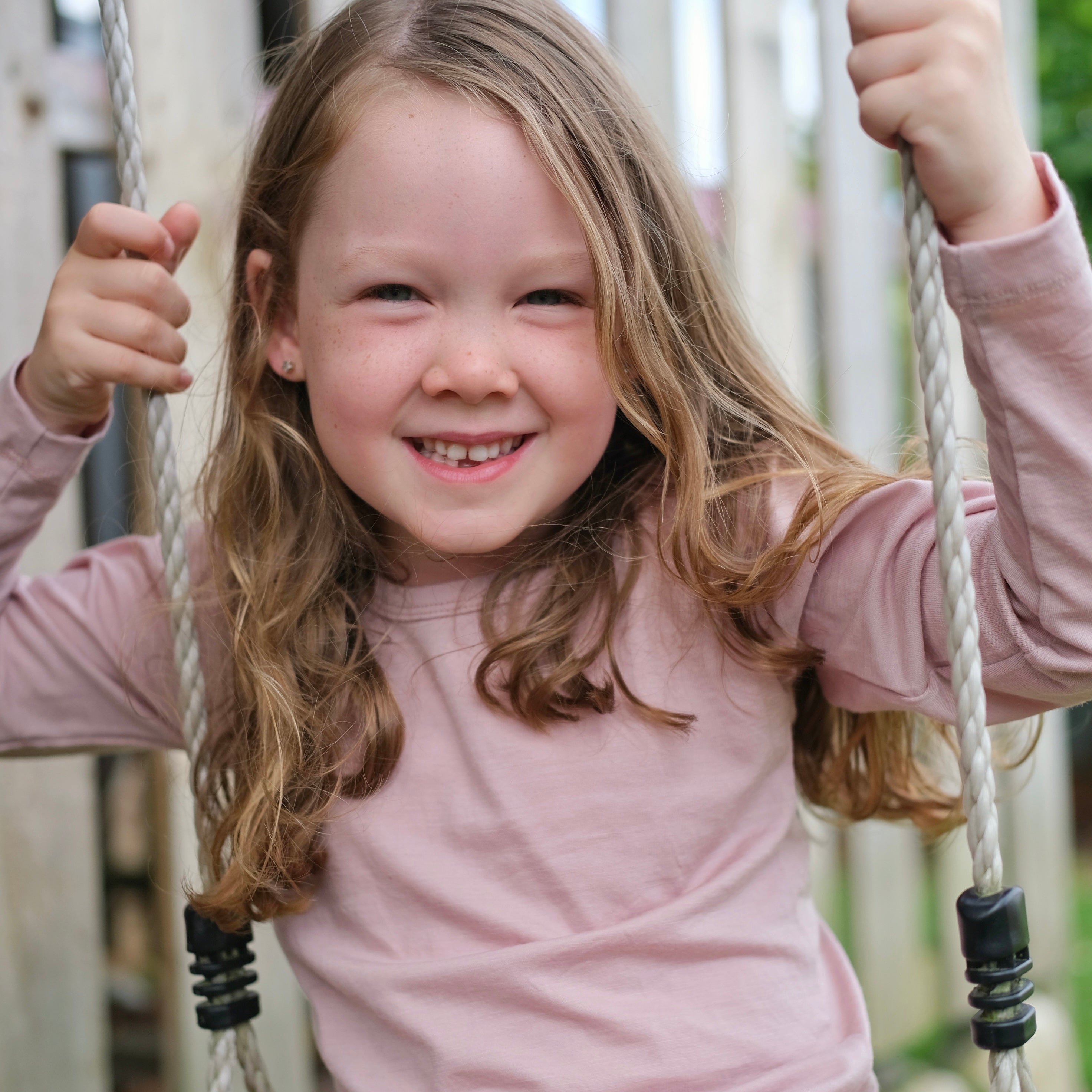 Merino Long Sleeve Top | Blush