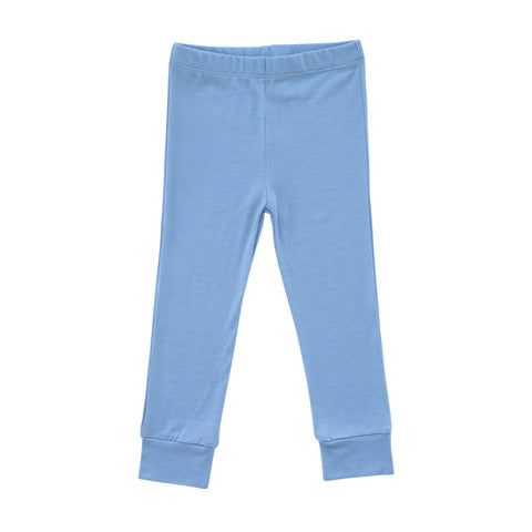 Merino Leggings | Pale Blue