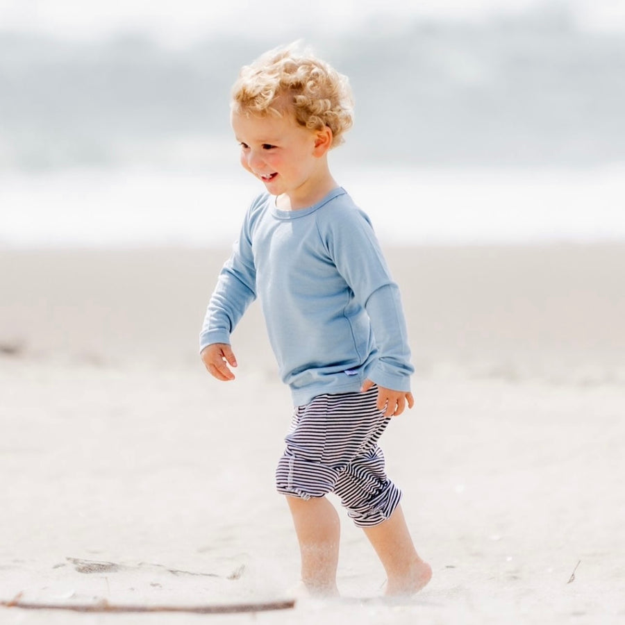 Baby Merino Long Sleeve Top | Sky Blue