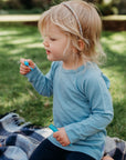 Kids Merino Long Sleeve Top | Sky Blue