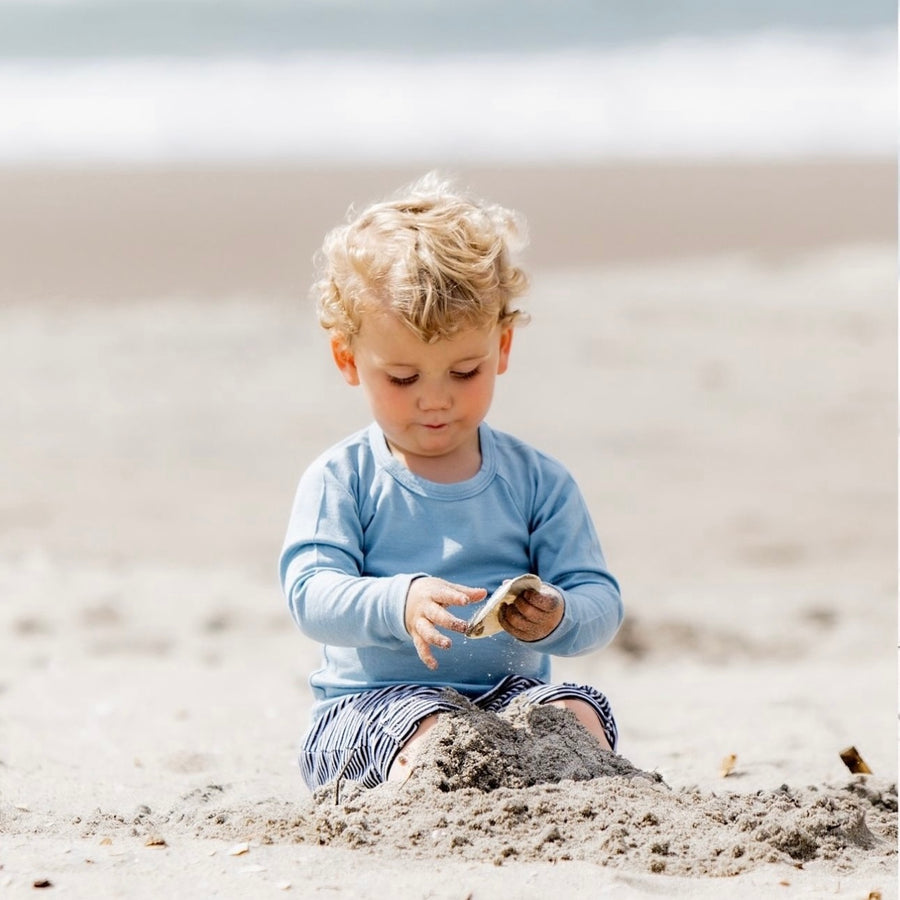 Baby Merino Long Sleeve Top | Sky Blue