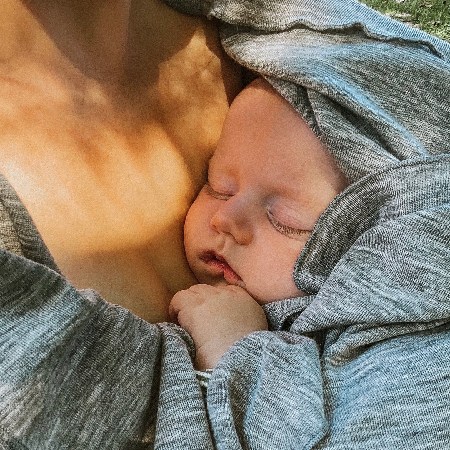 Baby Merino Wrap | Grey Marle