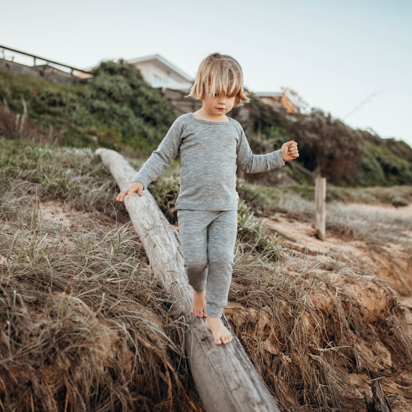 Merino Leggings | Grey Marle