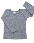 Long Sleeve Top | Grey Marle