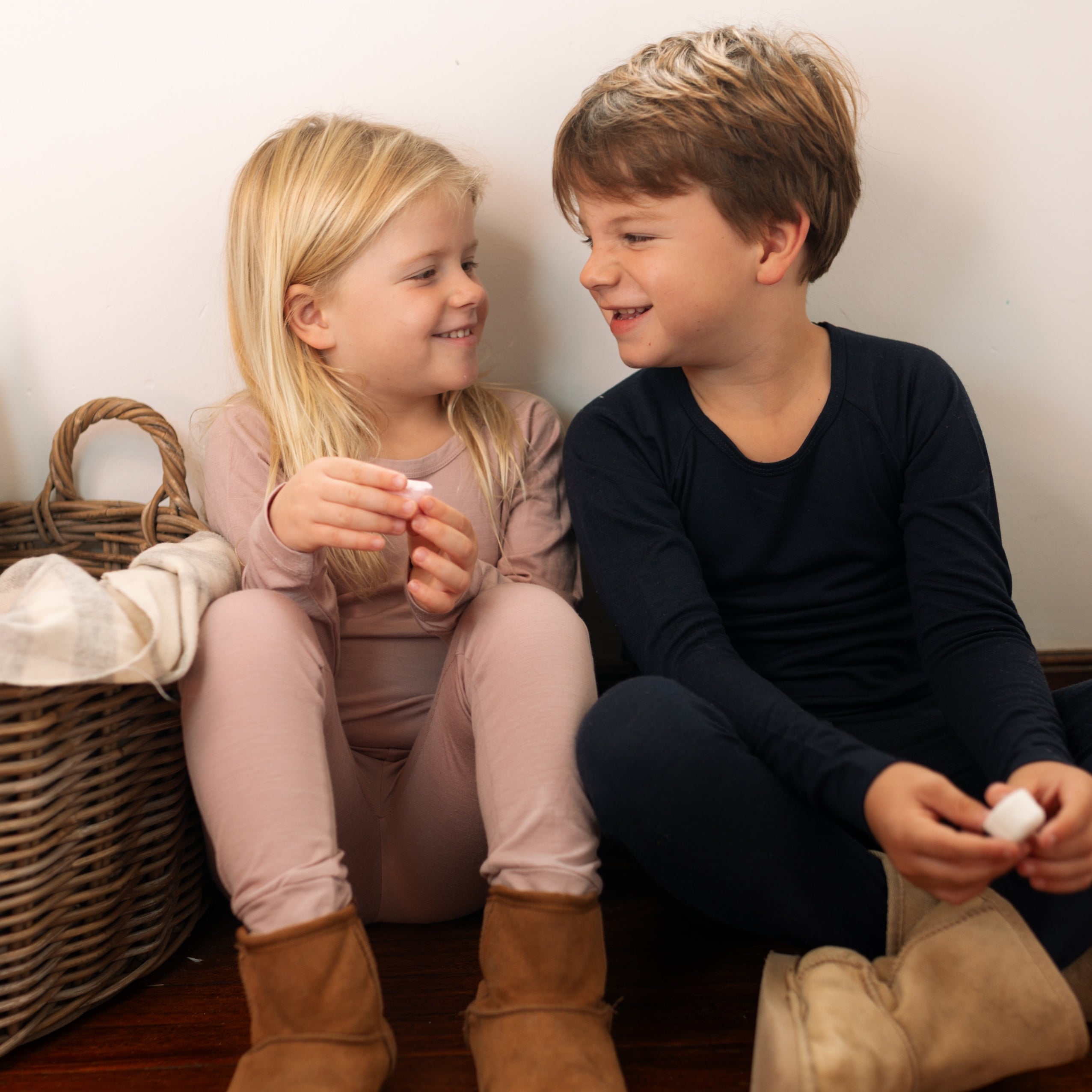 Baby Merino Long Sleeve Top | Indigo