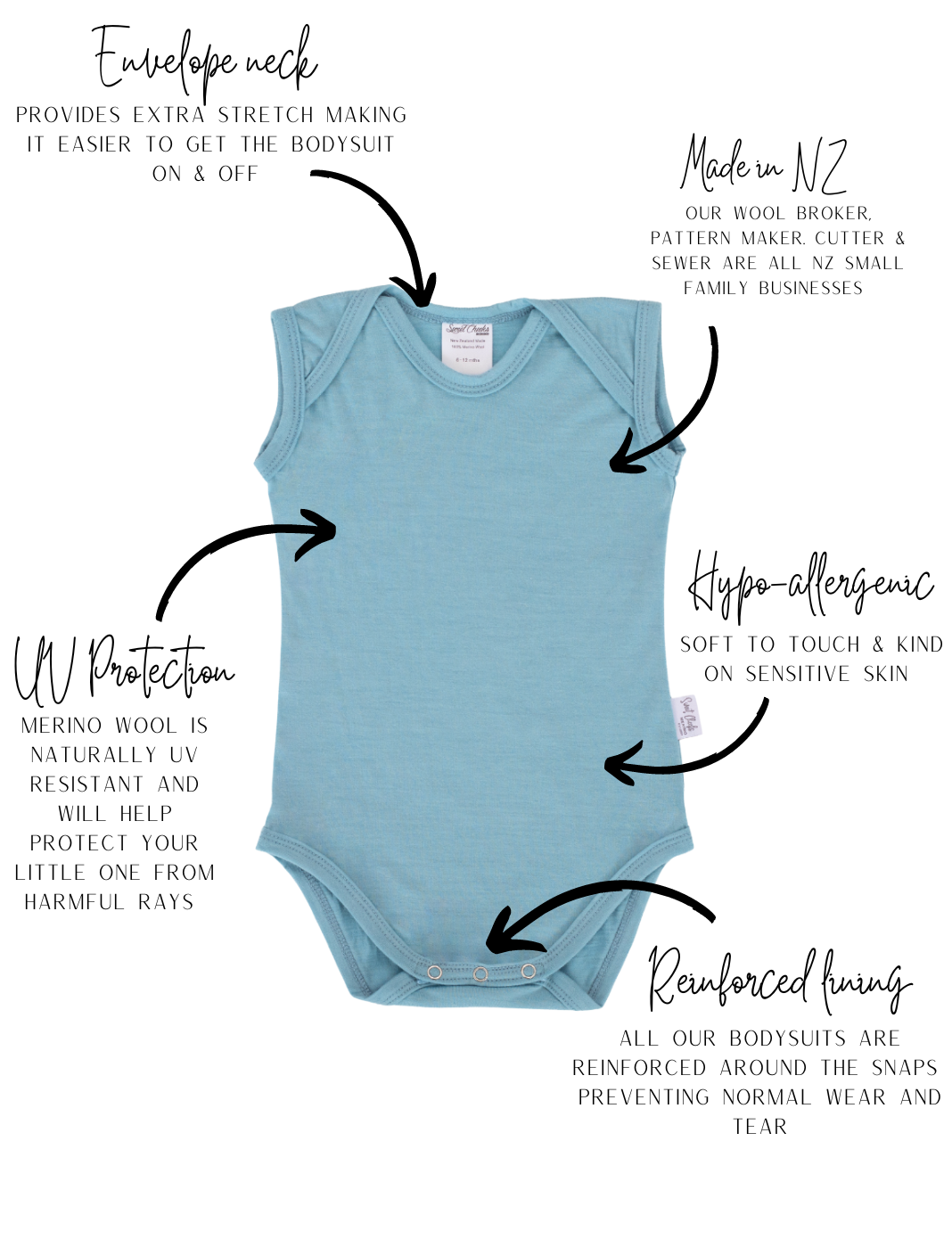 Singlet Bodysuit | Grey Marle