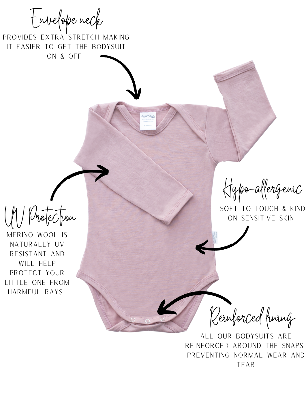 Long Sleeve Bodysuit | Sky Blue