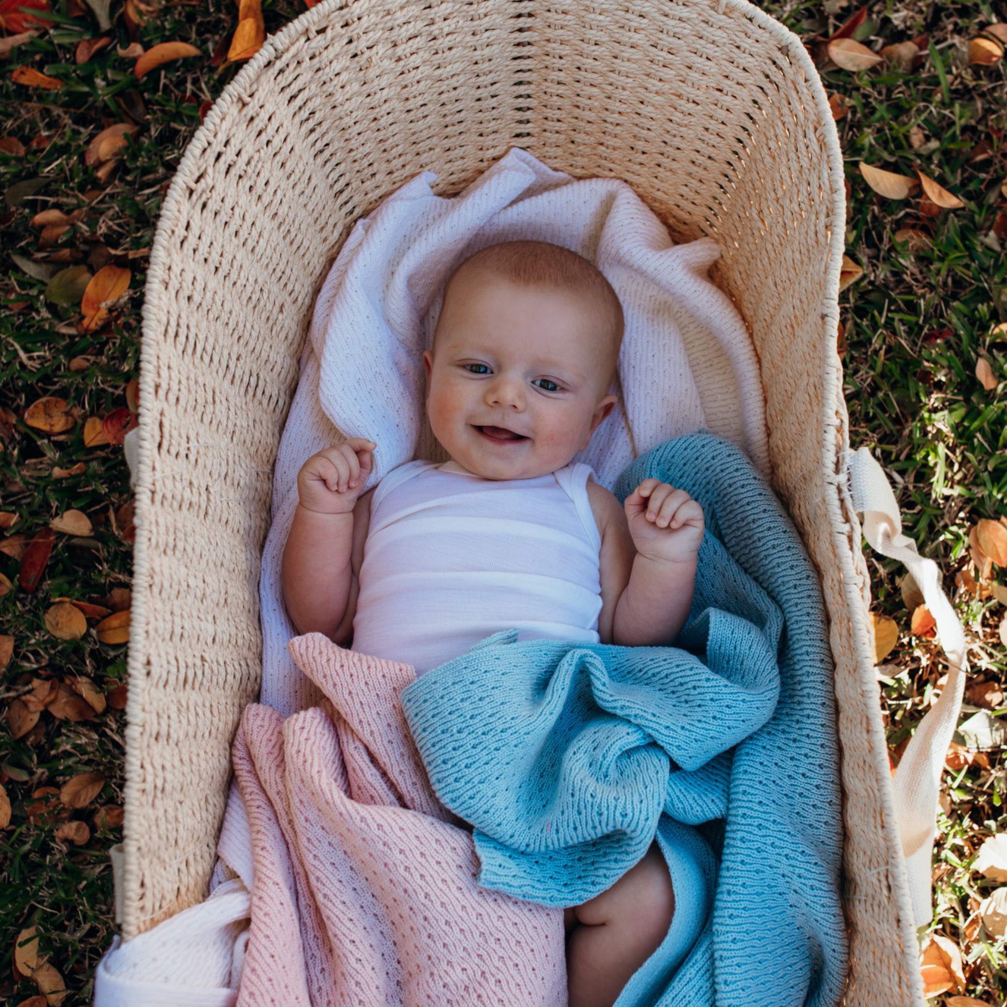Merino Knit Blanket | Oatmeal