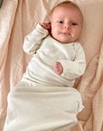 Baby Merino Envelope Neck Nightie | Vanilla