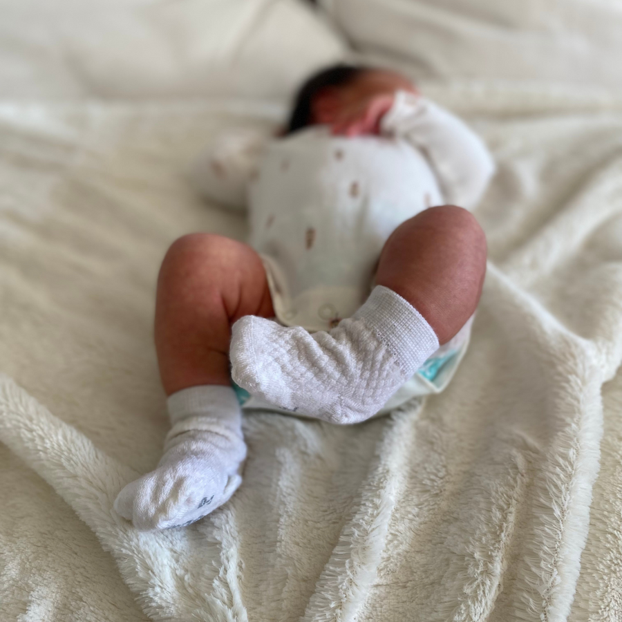 Baby Merino Crew Socks | Navy