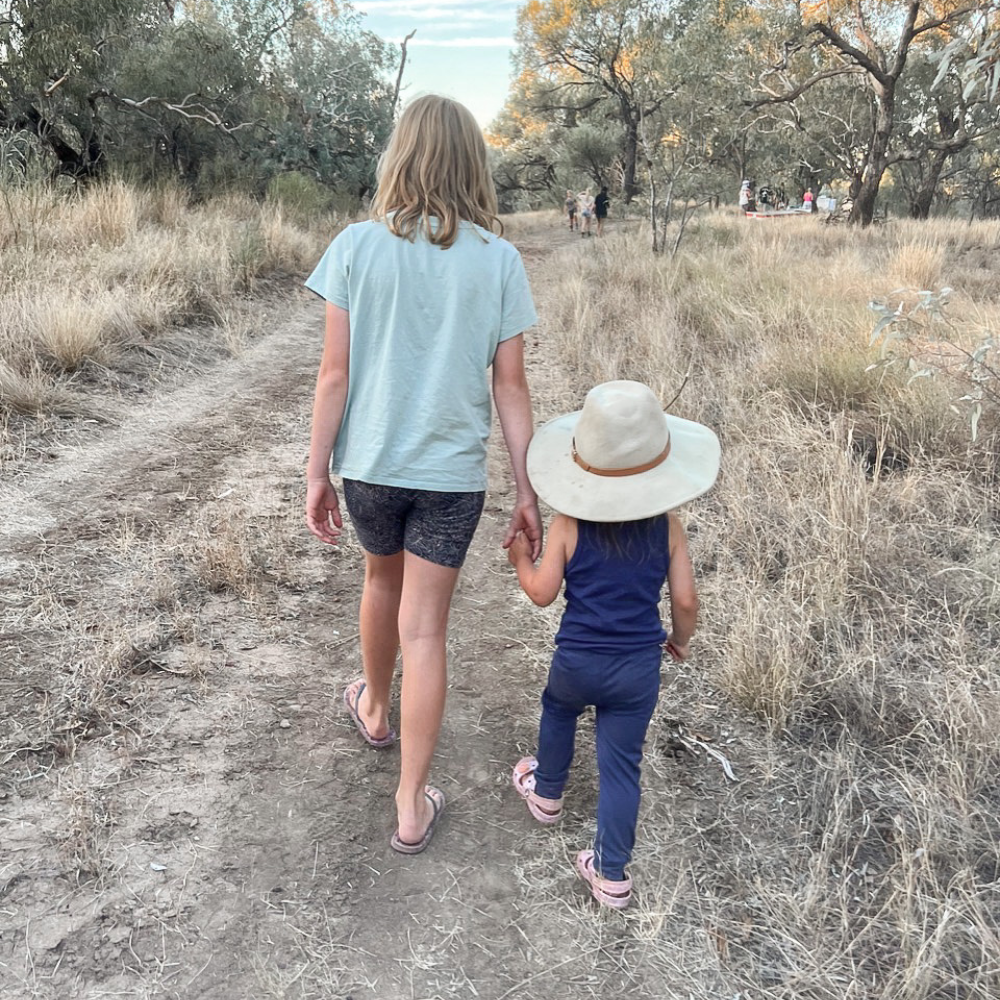 Kids Merino Round Neck Singlet | Vanilla